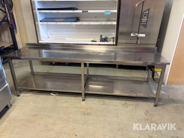 Rostfribänk höj och sänkbart