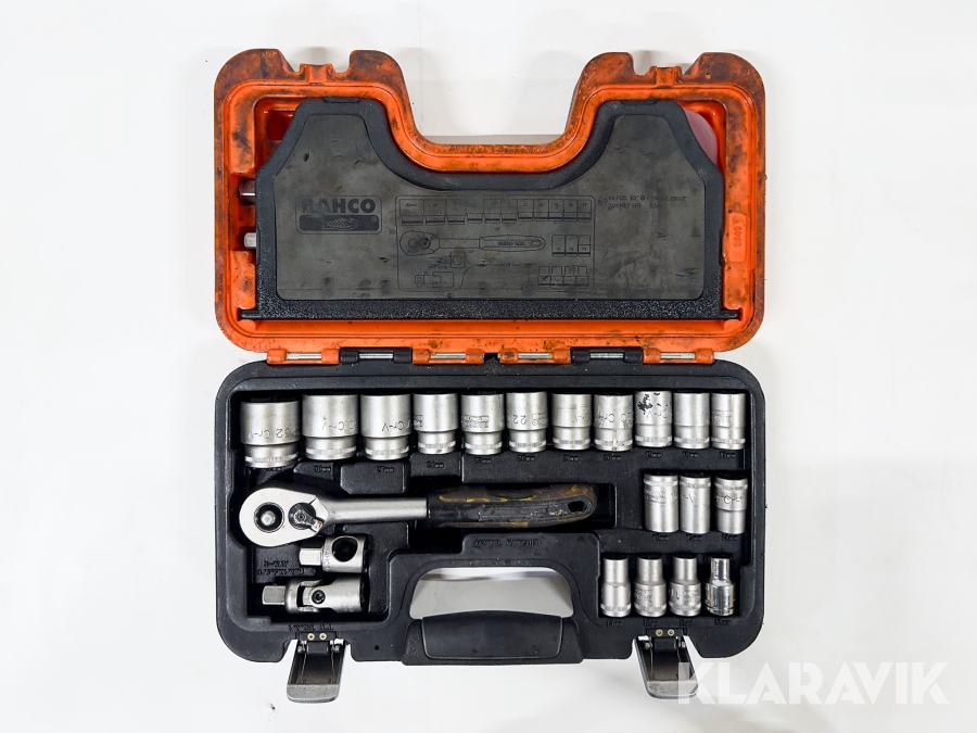 Hylsnyckelsats med 23 delar Bahco S240