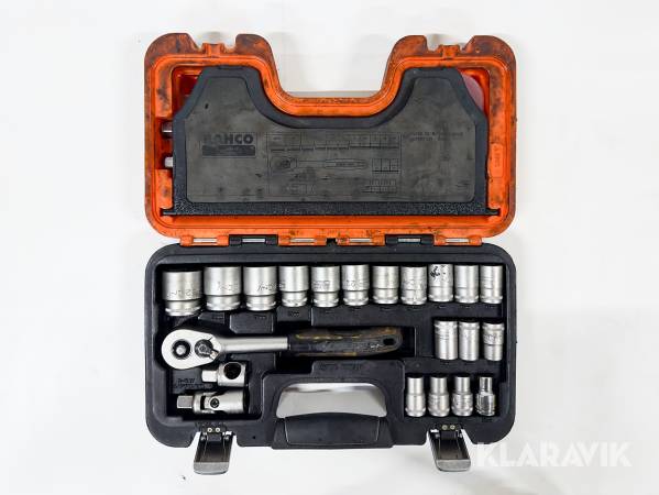 Hylsnyckelsats med 23 delar Bahco S240