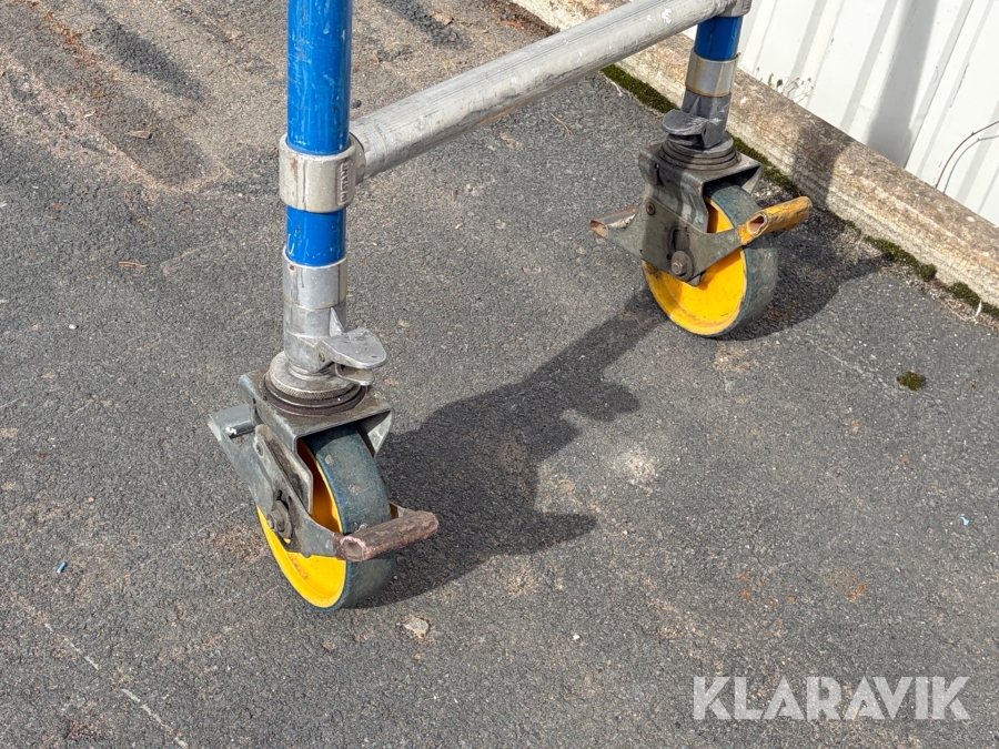 Vx-sektion Instant Zip-up 0,75x2,5m spann 400 med hjul