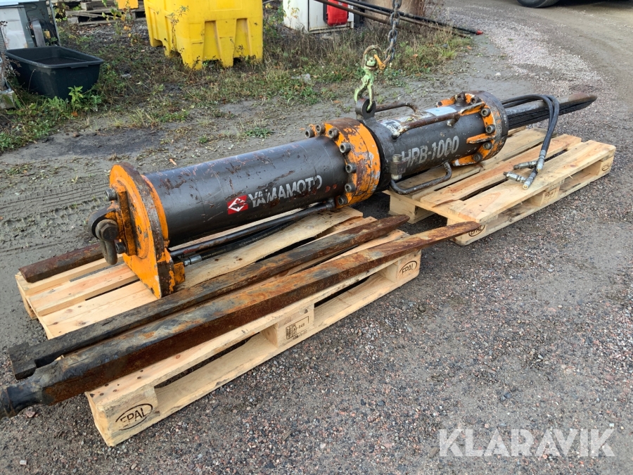 Hydraulisk Bergspräckare Yamamoto rock machine HRB-1000