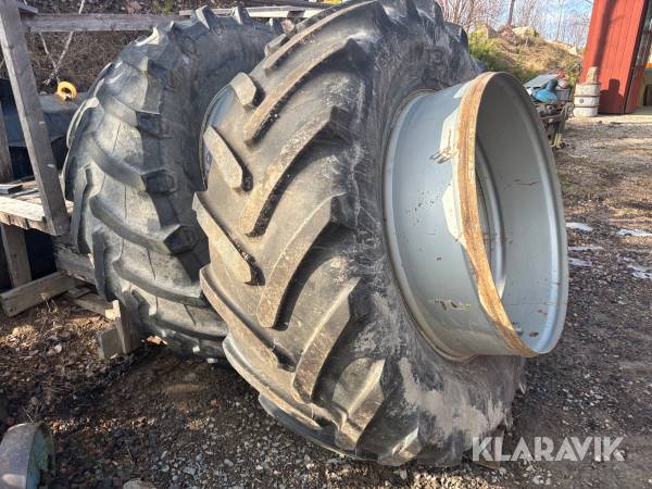 Dubbelmontage 650/65 r42 2st