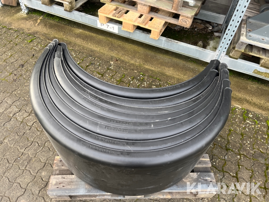 Skärmar entreprenadfordon 8 st