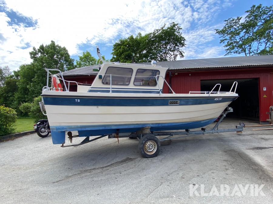 Båt Minor 700 TS med båtvagn