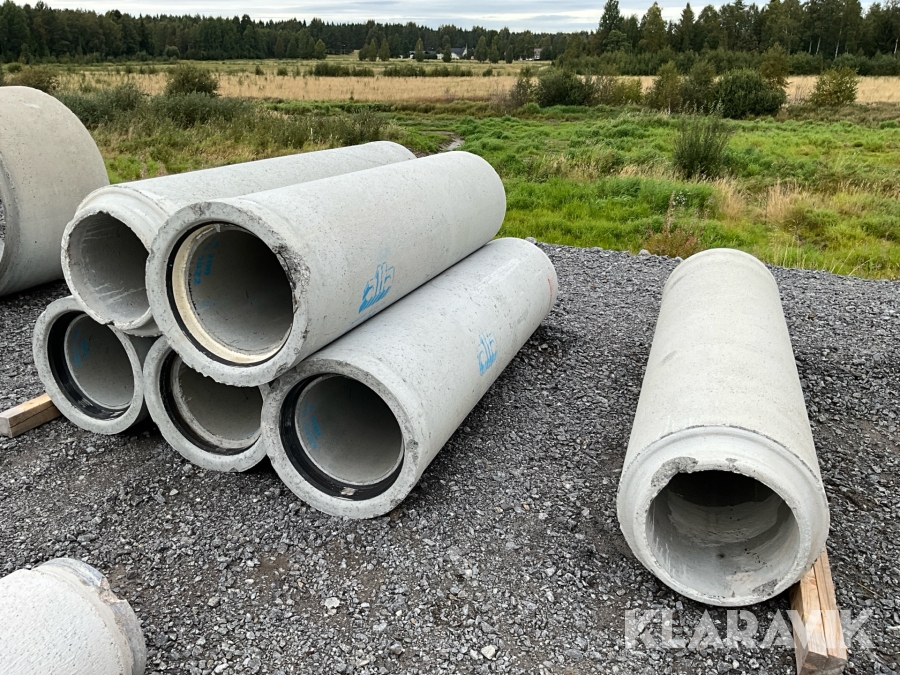 Betongrör Dahlgrens cementgjuteri Alfa A200 6 st