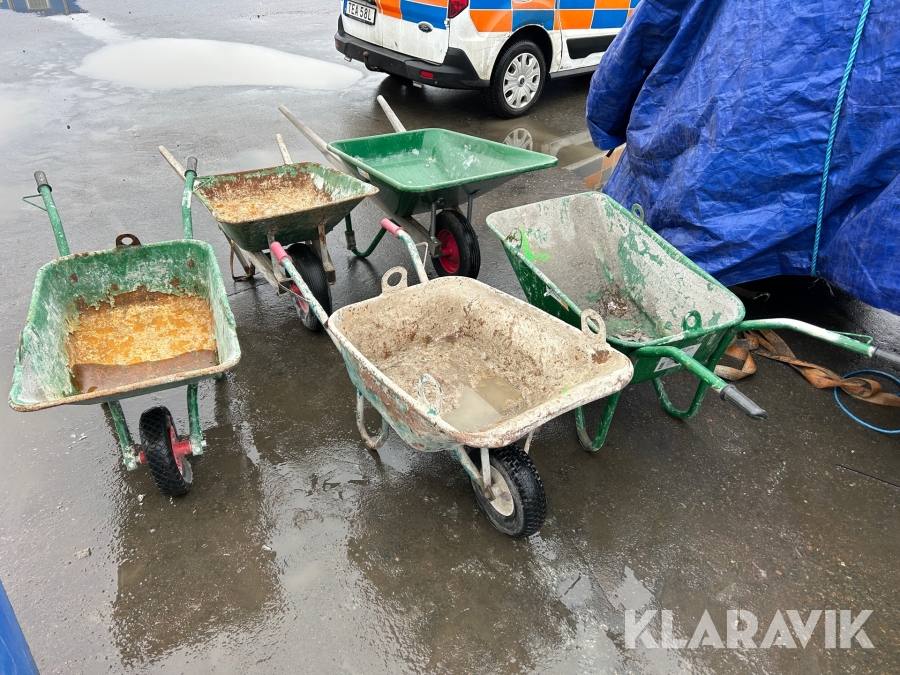 Murbrukskärror & skottkärror Ekebykärran 5 st