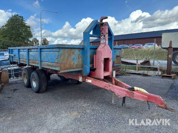 Lastväxlarvagn Bigab 07-10 med flak