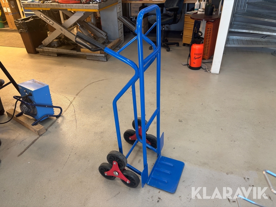 Trappkärra 3-hjulig 150kg