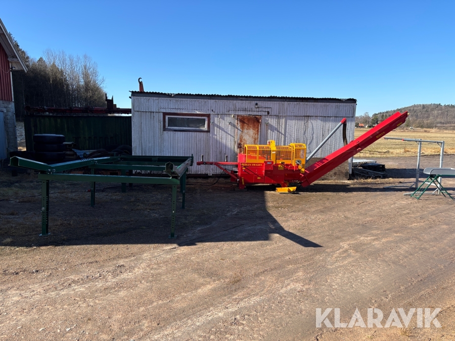 Vedprocessor DUUN VM 420X inkl hydrauliskt stockbord