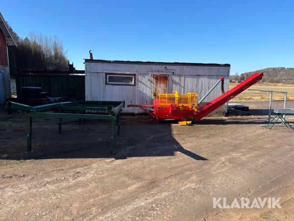 Vedprocessor DUUN VM 420X inkl hydrauliskt stockbord