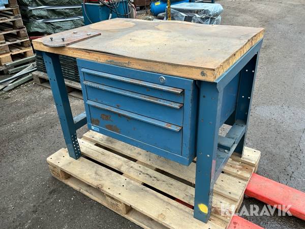 Verktygsbänk med lådor