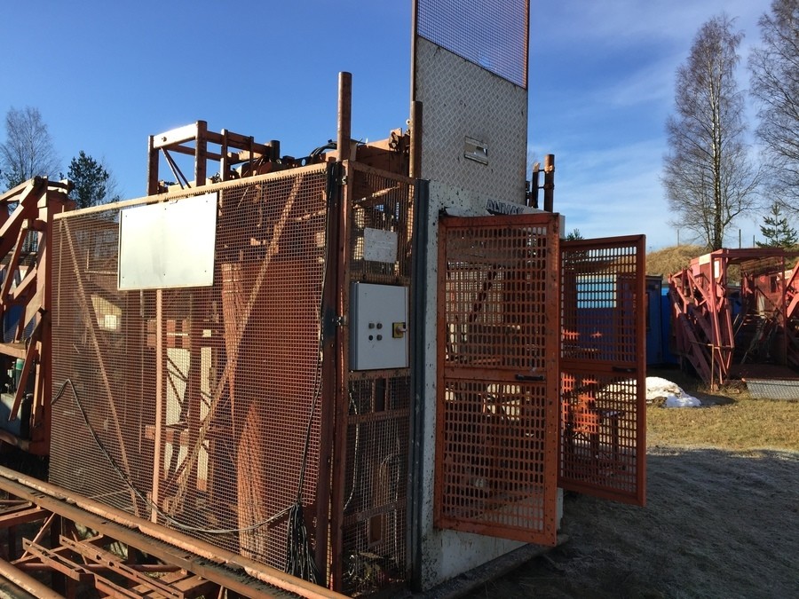 Bygghiss / Kuggstångshiss