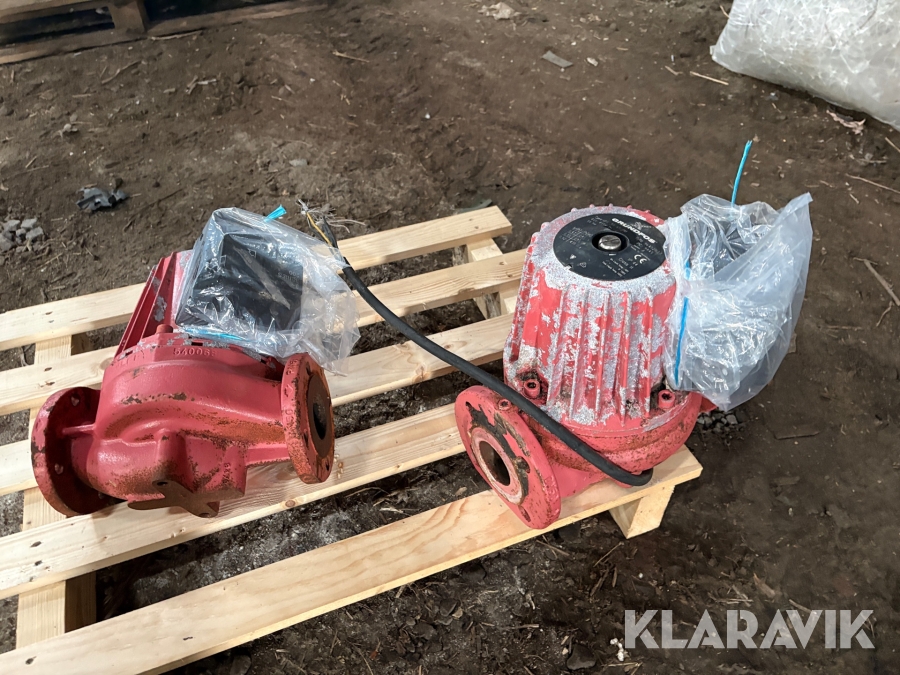 Cirkulationspumpar 2 st Grundfos UPS 50-60 / 4F