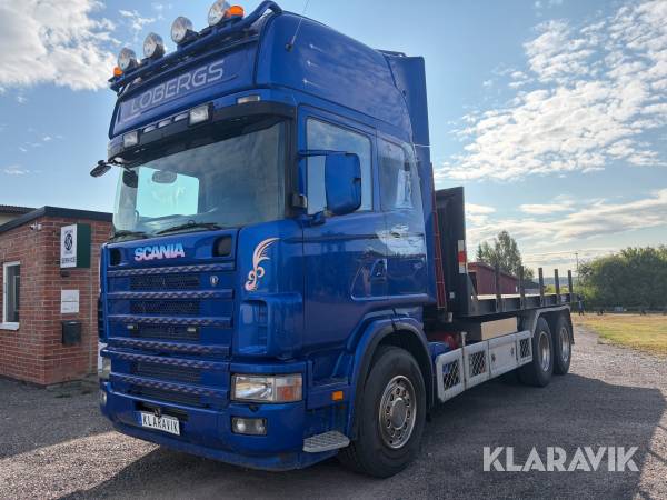 Lastväxlare med maskinflak Scania R470 2005