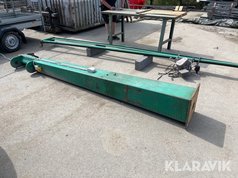 Pelarkran med telfer