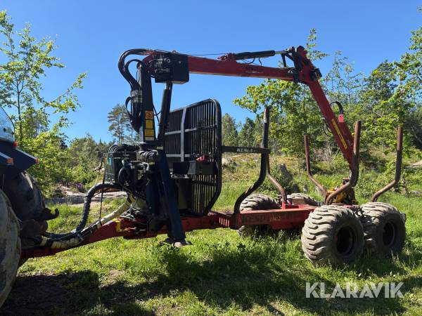 Huggarvagn Tesla 114HD , Kran 204T 4WD