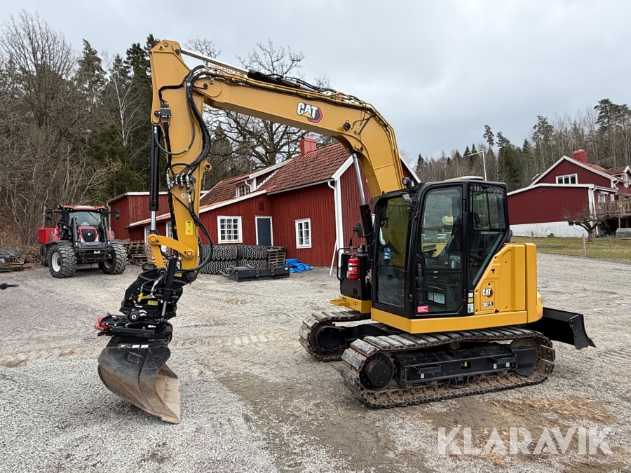 Bandgrävmaskin 8 ton CAT 307.5