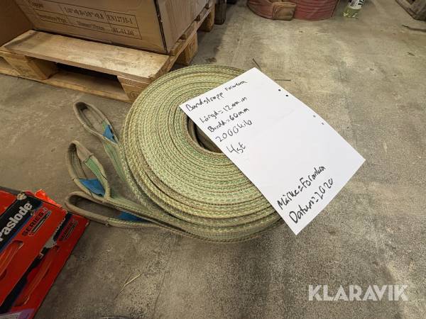Bandstroppar Forankra