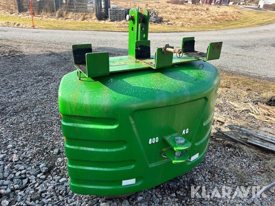 Motvikt John Deere 800 Kg