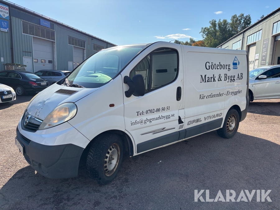 Skåpbil Opel Vivaro 2.0 CDTI 90hk Manuell
