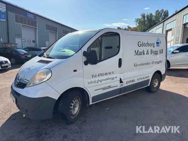 Skåpbil Opel Vivaro 2.0 CDTI 90hk Manuell