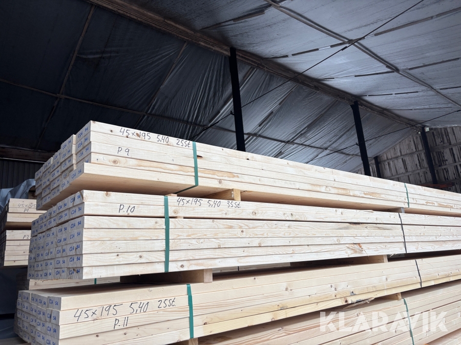 Virkespaket 45x195 5.4 25 st