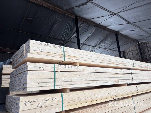 Virkespaket 45x195 5.4 25 st