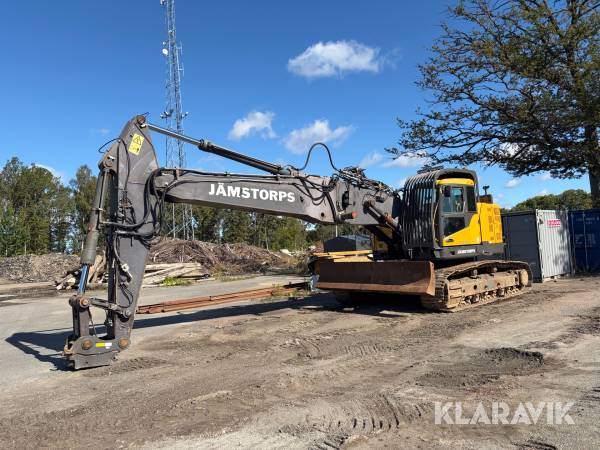 Grävmaskin Volvo ECR305CL höjdrivningsaggregat
