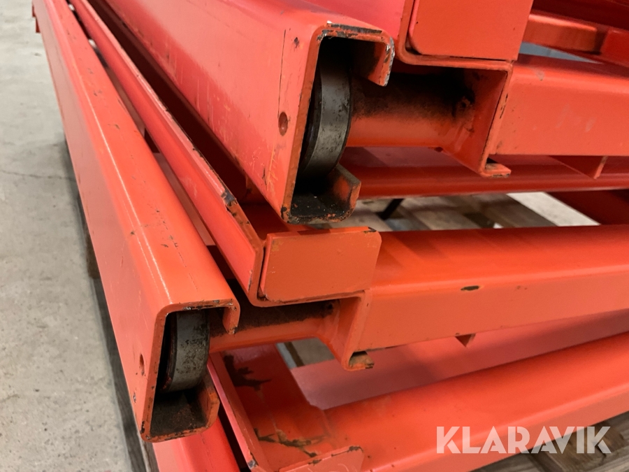 Utdragbara Rör Utdragbara hyllor till pallställ Stålteknik, Alingsås, Klara