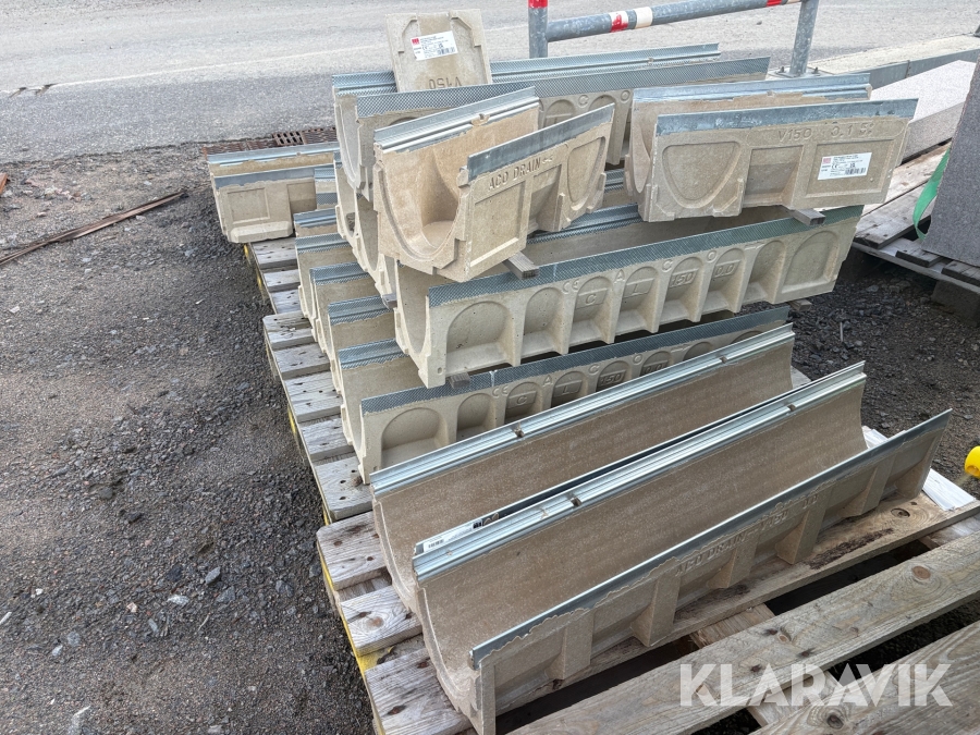 Avvattningsrännor ACO Drain V 150S