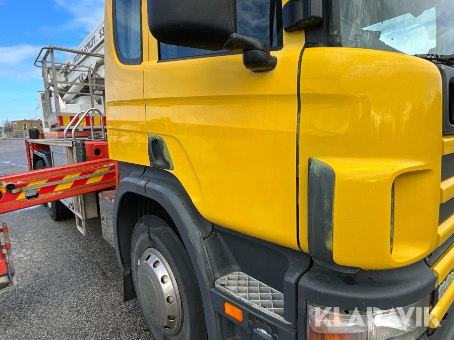 Billift Scania P114GB6X2, Malmö, Klaravik auktioner