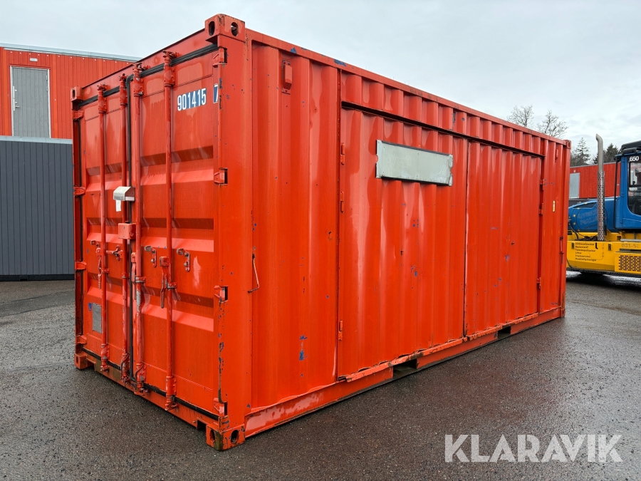 Container med öppningsbara sidor 20 fot