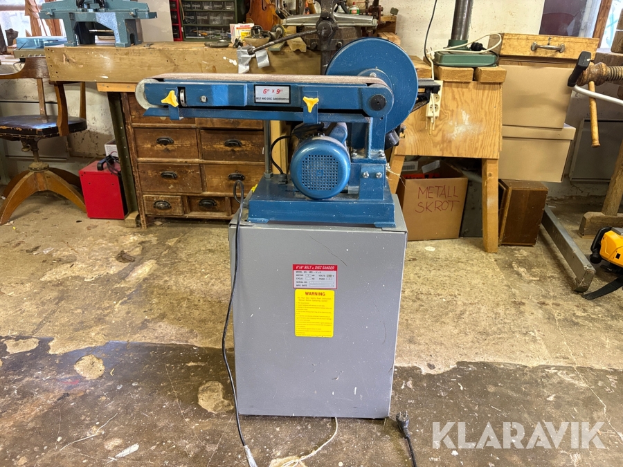 Slipmaskin SBD-6”x9