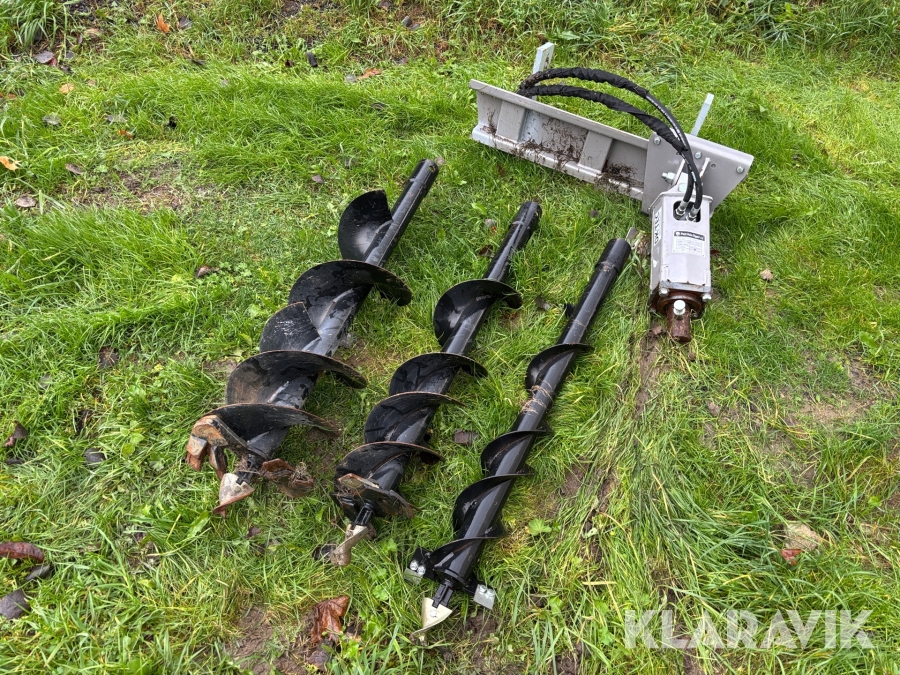 Jordborr med aggregat Post Hole Digger ZHD12 till Giant