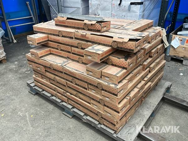 Profilsystem för undertak Atena Runner Overlap T24 600 ca 4000st