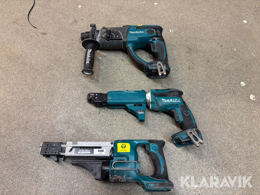 Verktygspaket Makita Borrhammare & skruvautomater