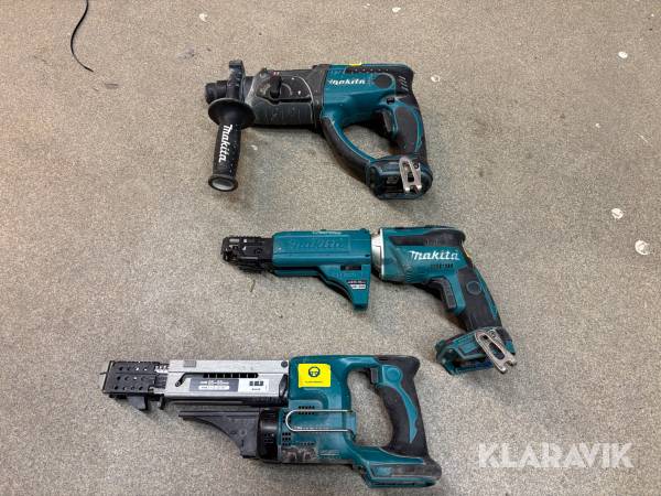 Verktygspaket Makita Borrhammare & skruvautomater