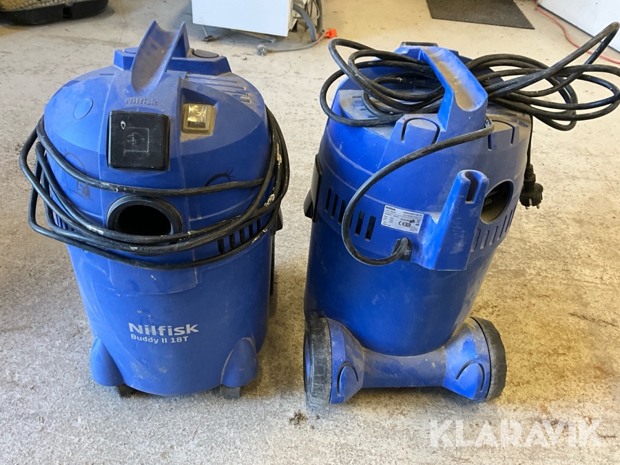 Byggdamsugare Nilfisk Buddy II 18T 2st