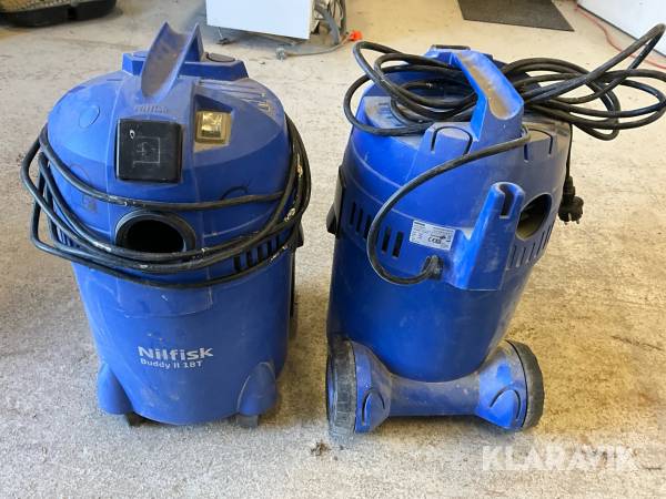 Byggdamsugare Nilfisk Buddy II 18T 2st