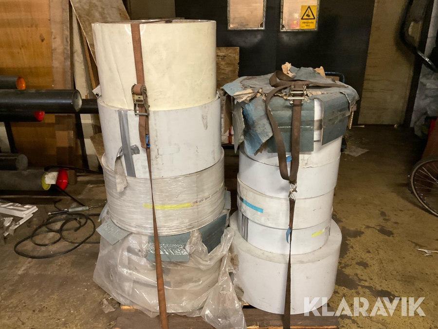 Rullar med aluminiumplåt