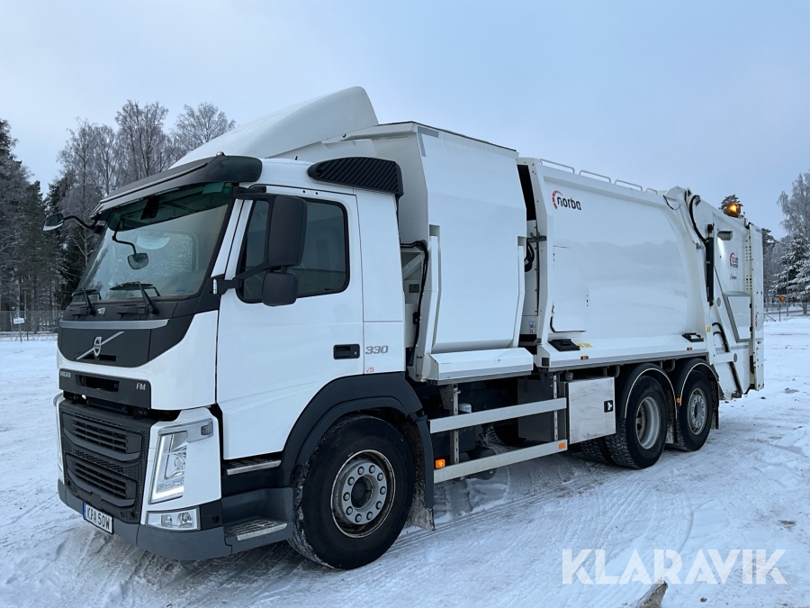 Sopbil Volvo FM 330 6X2 Norba 3-fack Komprimator