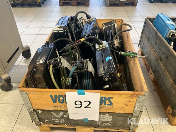 Slangrullar för vatten och spolarvätska 8 st