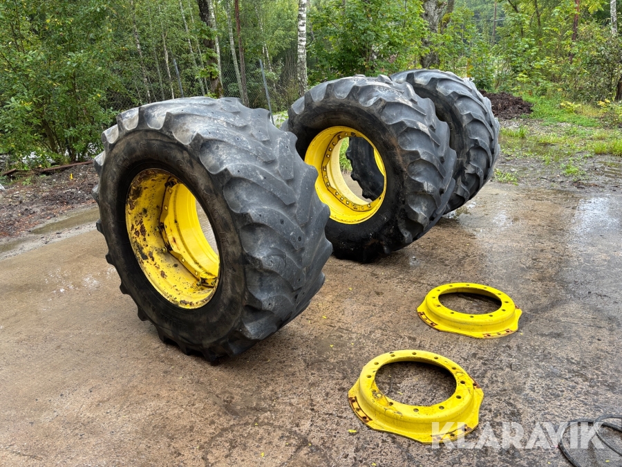Framhjul till traktor 600/65R28 3 st
