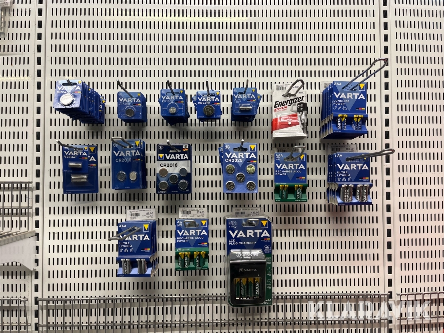 Parti med batterier Varta