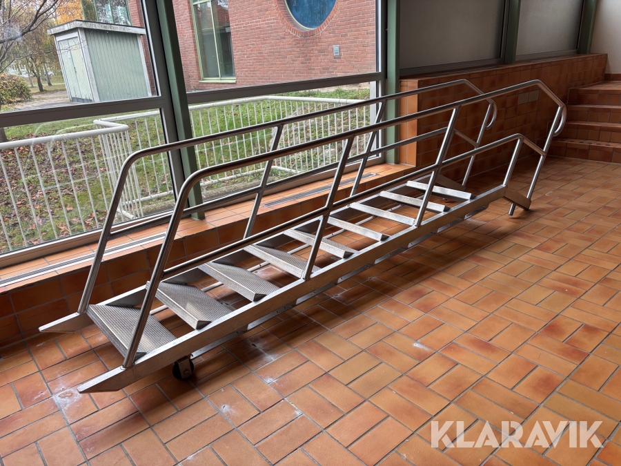 Trappramp med hjul