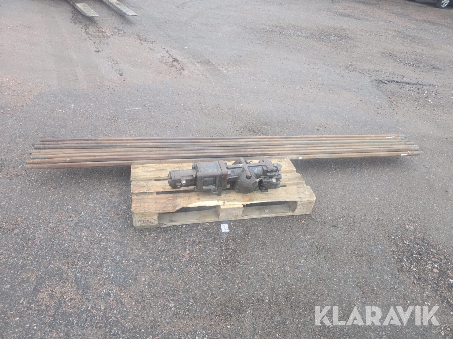 Borrutrustning Sandvik HL300S med borrstänger