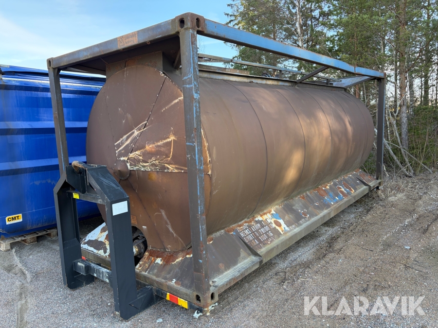 Tank 16 m3 med containerfäste