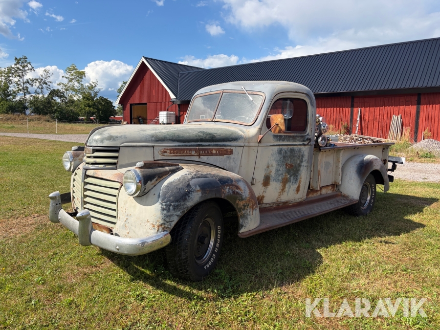 Veteranbil GMC 38 originalpatina