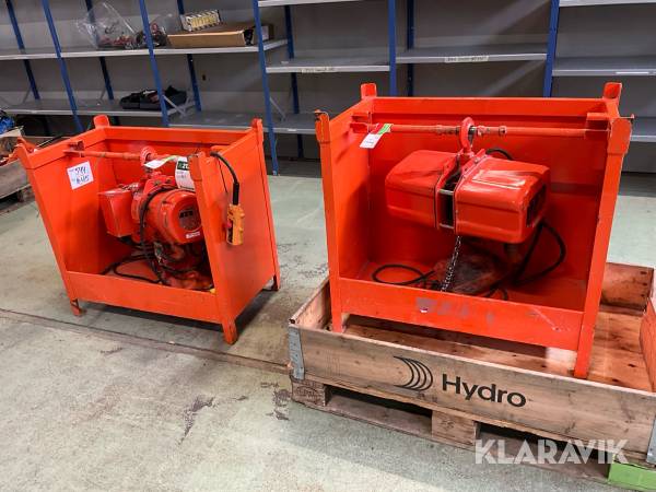 Kättingtelfer 2st Nitchi MHC5F-1000 12M, EC4-1000 12M