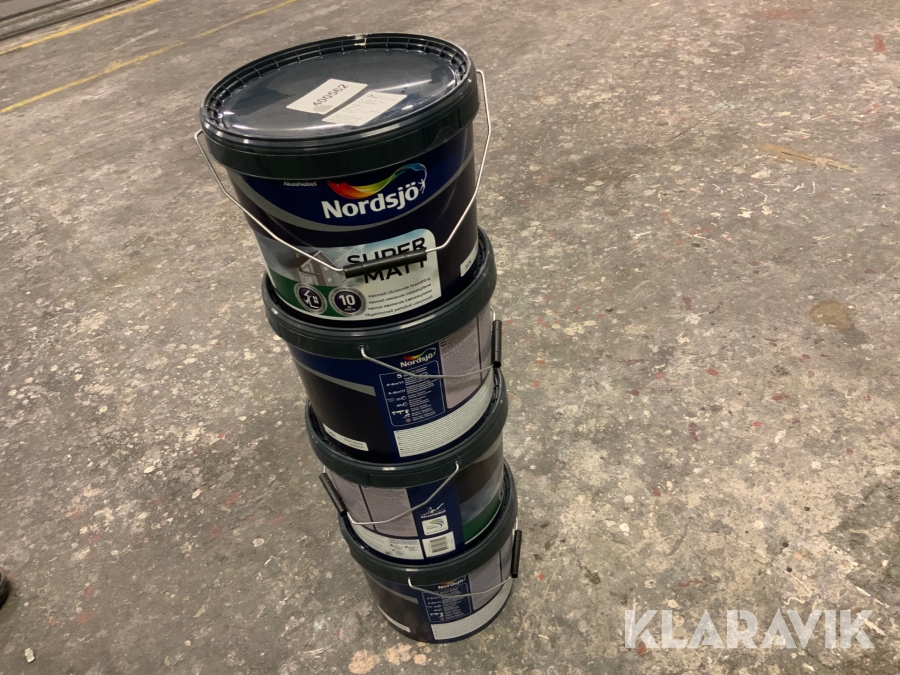 Fasadfärg Nordsjö Grå 3502-Y. 40 liter